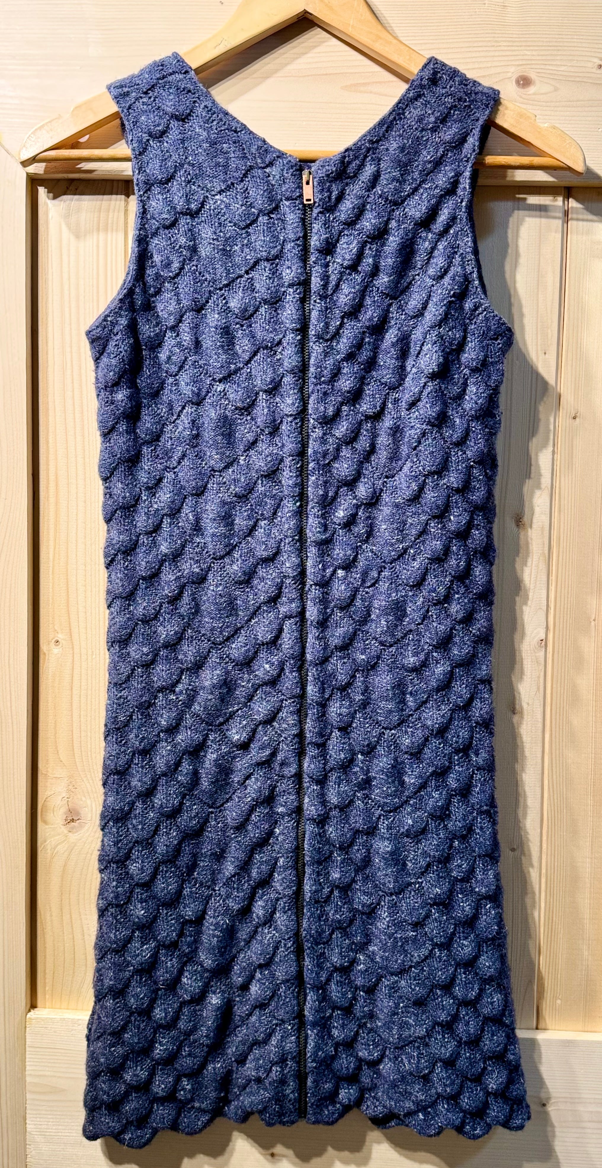 MM6 MAISON MARTIN MARGIELA Knit Dragon Scales Sweater Dress - Consigned with VARDO Vintage & Valuables vvvardo.ca