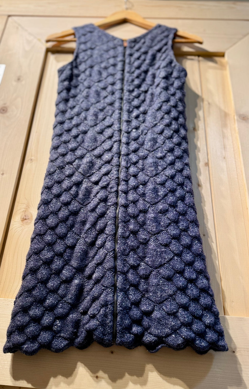 MM6 MAISON MARTIN MARGIELA Knit Dragon Scales Sweater Dress - Consigned with VARDO Vintage & Valuables vvvardo.ca