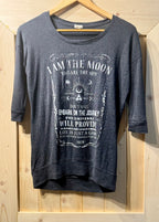 GARAGE PRINT 3/4 SLEEVE T-SHIRT - Consigned with VARDO Vintage & Valuables vvvardo.ca
