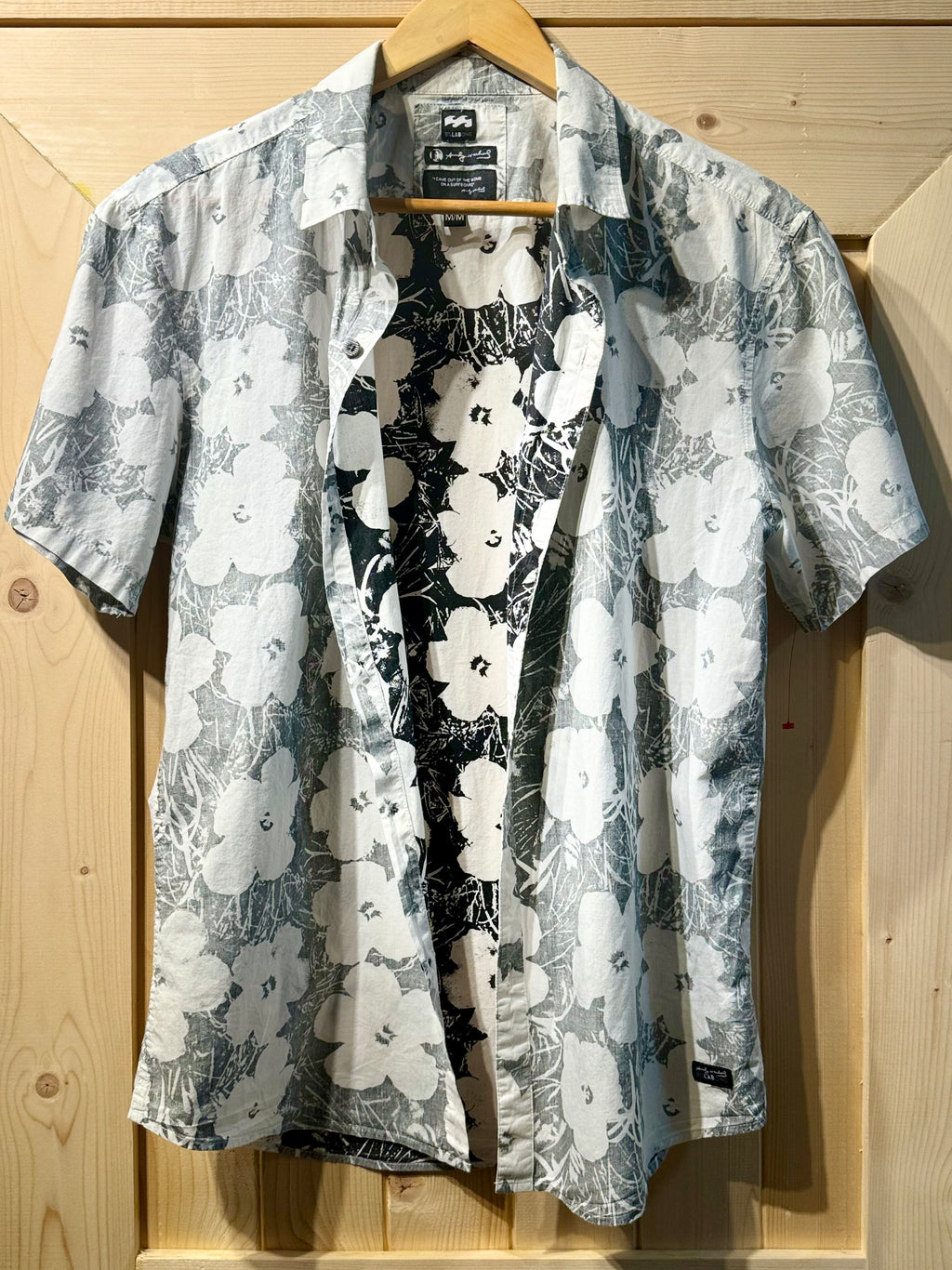 ANDY WARHOL X BILLABONG SHIRT- Consigned with VARDO Vintage & Valuables vvvardo.ca