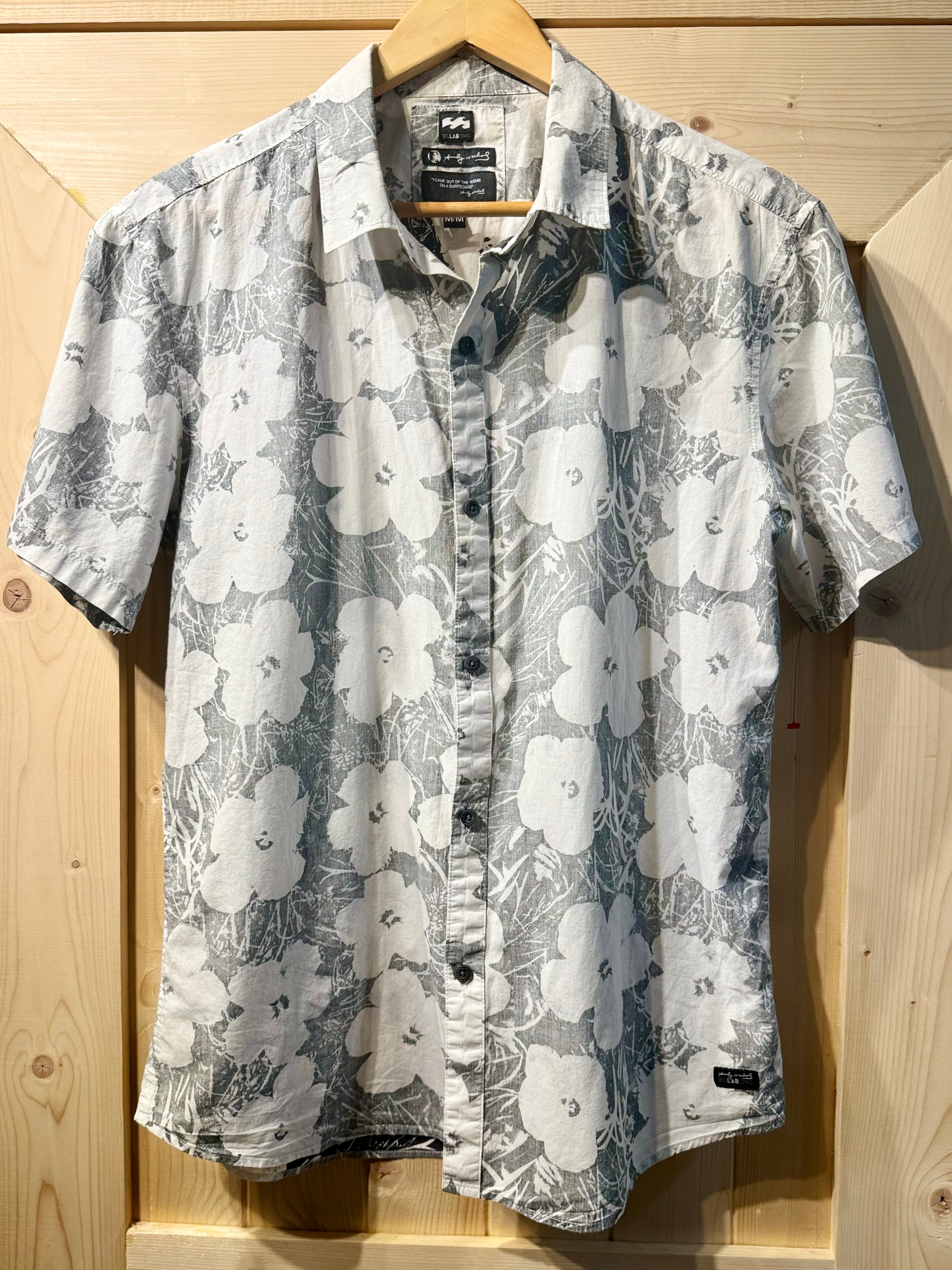 ANDY WARHOL X BILLABONG SHIRT- Consigned with VARDO Vintage & Valuables vvvardo.ca