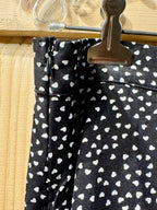 ALLEGRA K SKIRT with double frilled hem and hearts print. - Consigned with VARDO Vintage & Valuables vvvardo.ca