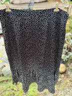 ALLEGRA K SKIRT with double frilled hem and hearts print. - Consigned with VARDO Vintage & Valuables vvvardo.ca