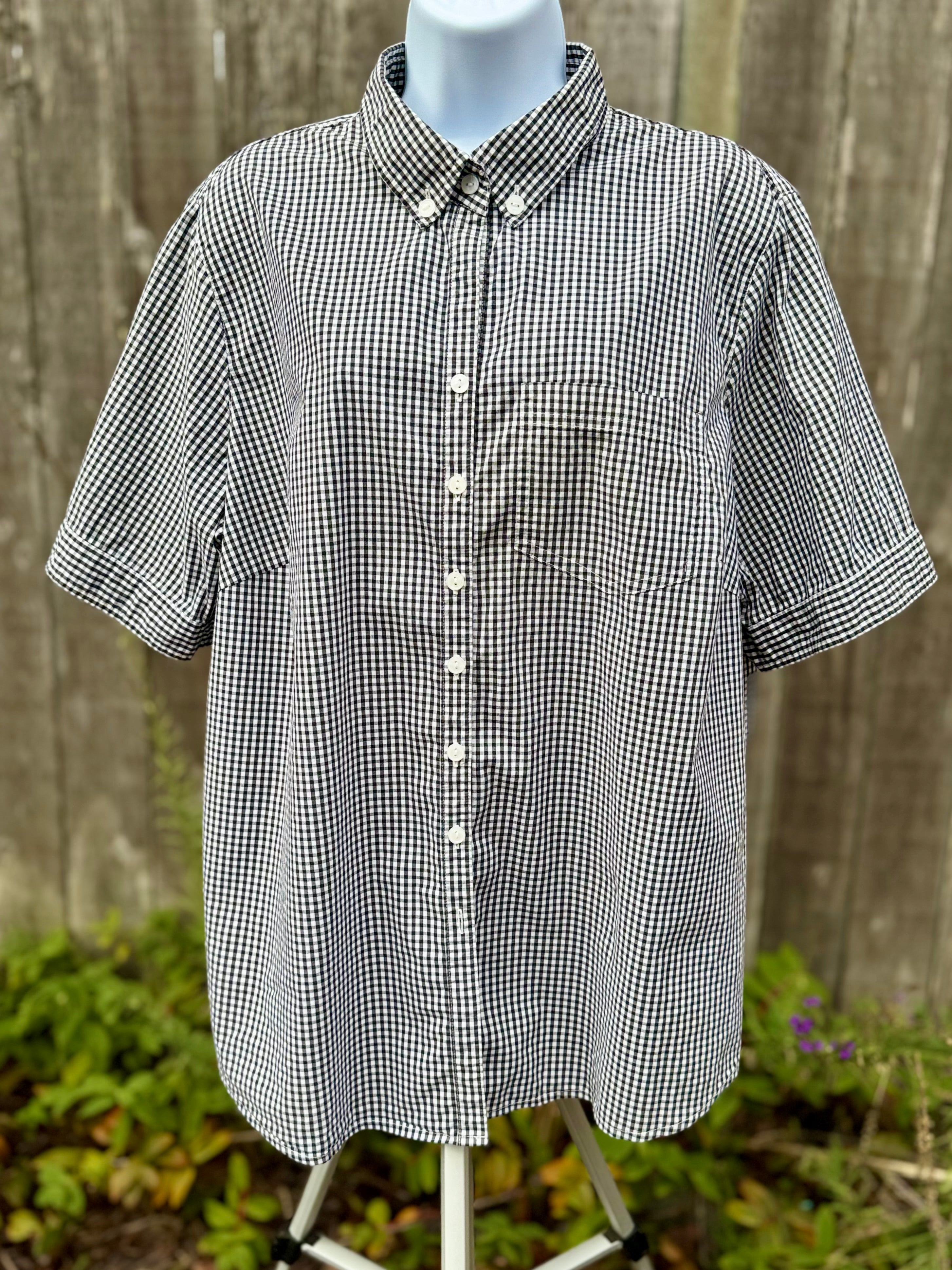 NYGARD GINGHAM TOP - Consigned with VARDO Vintage & Valuables vvvardo.ca
