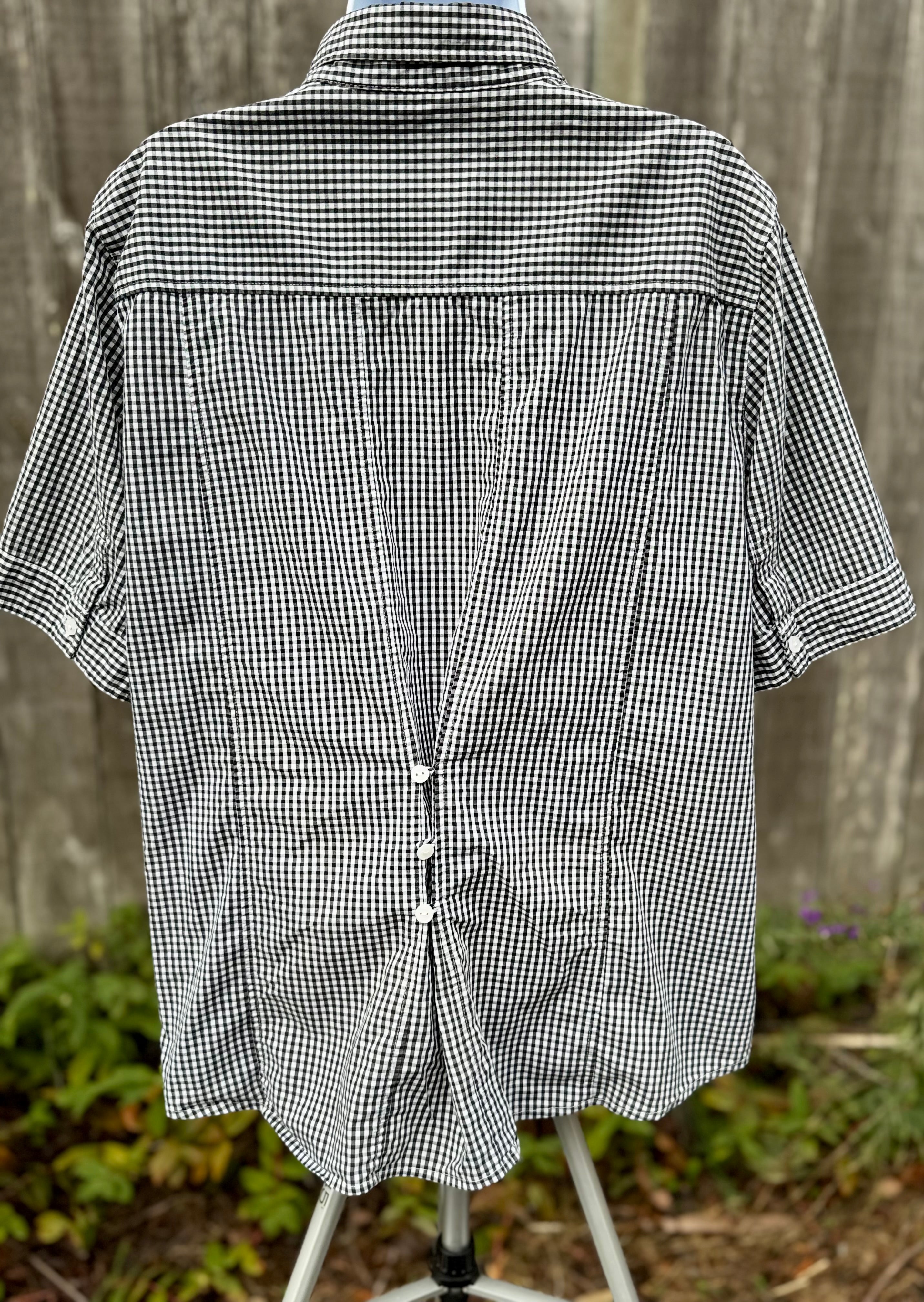NYGARD GINGHAM TOP - Consigned with VARDO Vintage & Valuables vvvardo.ca