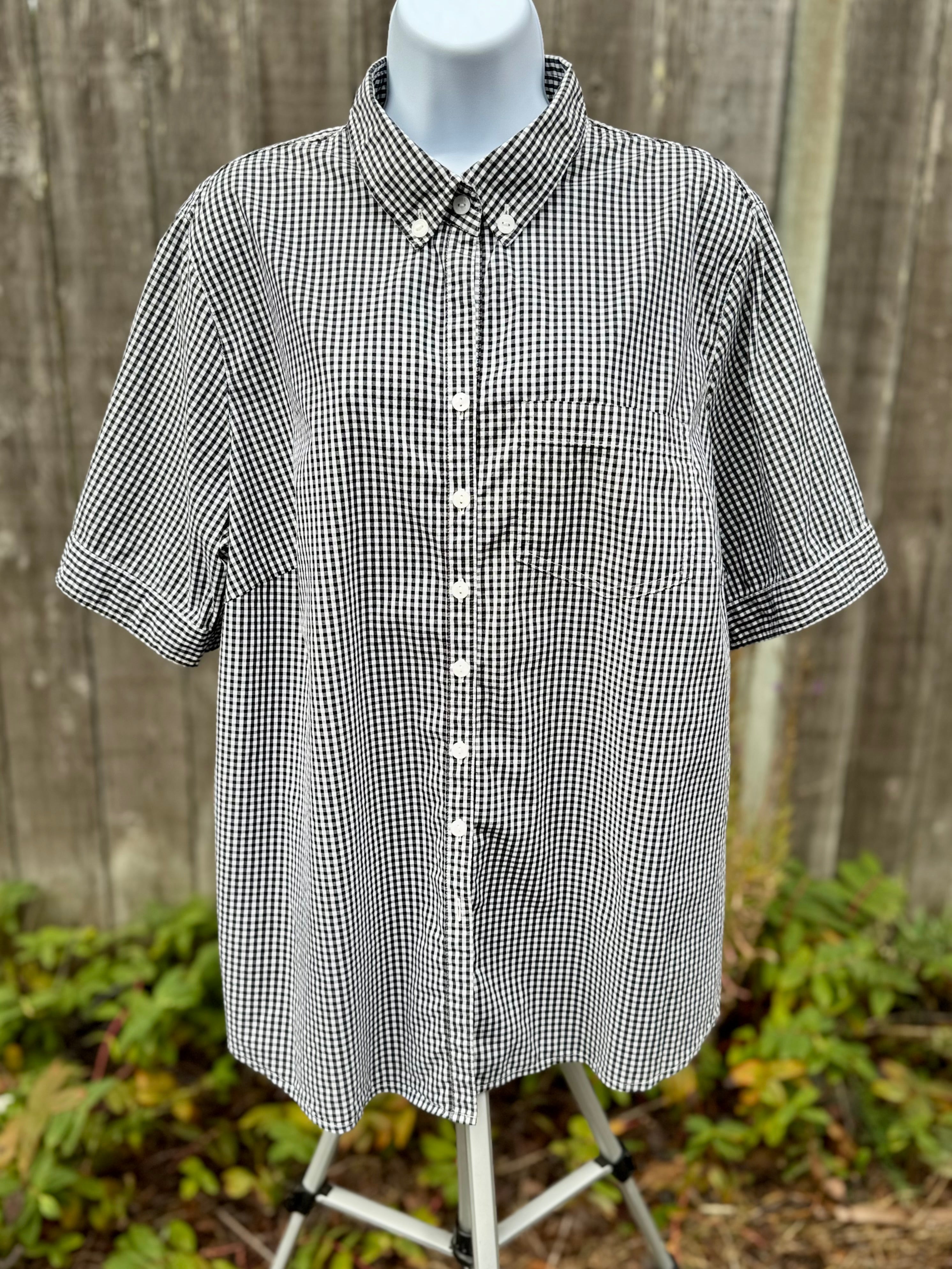 NYGARD GINGHAM TOP - Consigned with VARDO Vintage & Valuables vvvardo.ca