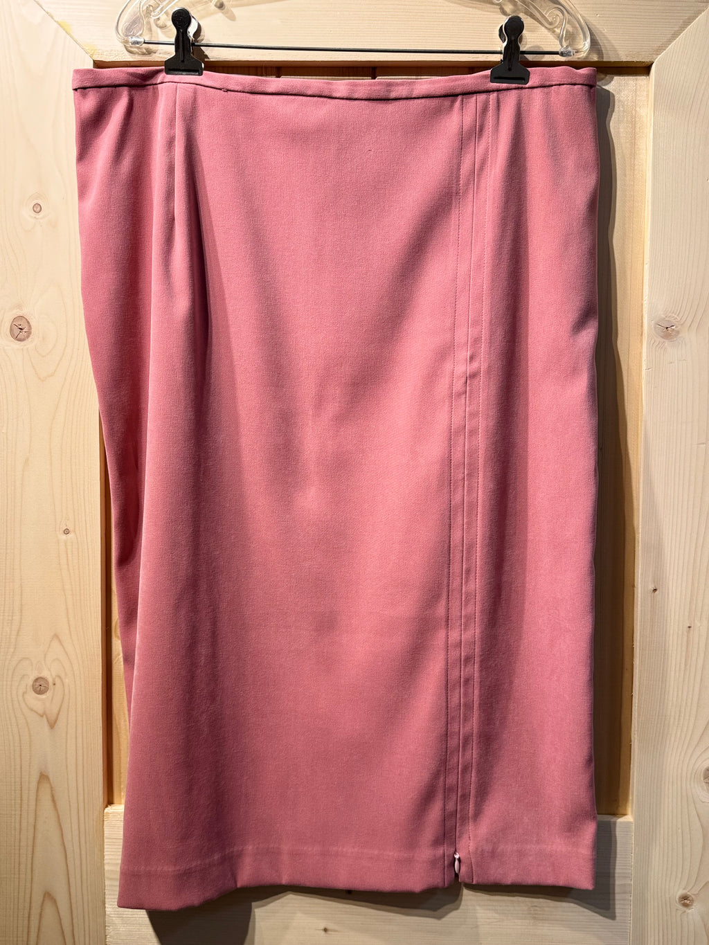 LONGER SKIRT with ZIPPER SLIT- Consigned with VARDO Vintage & Valuables vvvardo.ca