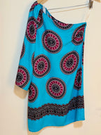 CAROLINA LOPEZ ASYMMETRICAL ETHNIC DRESS - Consigned with VARDO Vintage & Valuables vvvardo.ca