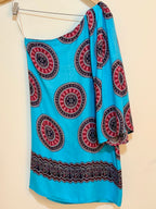 CAROLINA LOPEZ ASYMMETRICAL ETHNIC DRESS - Consigned with VARDO Vintage & Valuables vvvardo.ca