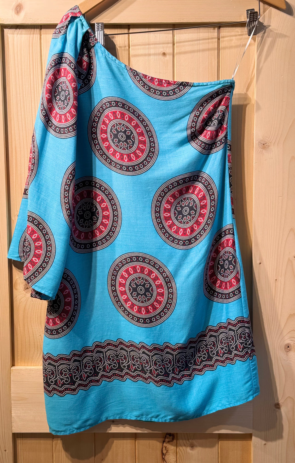 CAROLINA LOPEZ ASYMMETRICAL ETHNIC DRESS - Consigned with VARDO Vintage & Valuables vvvardo.ca