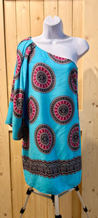 CAROLINA LOPEZ ASYMMETRICAL ETHNIC DRESS - Consigned with VARDO Vintage & Valuables vvvardo.ca
