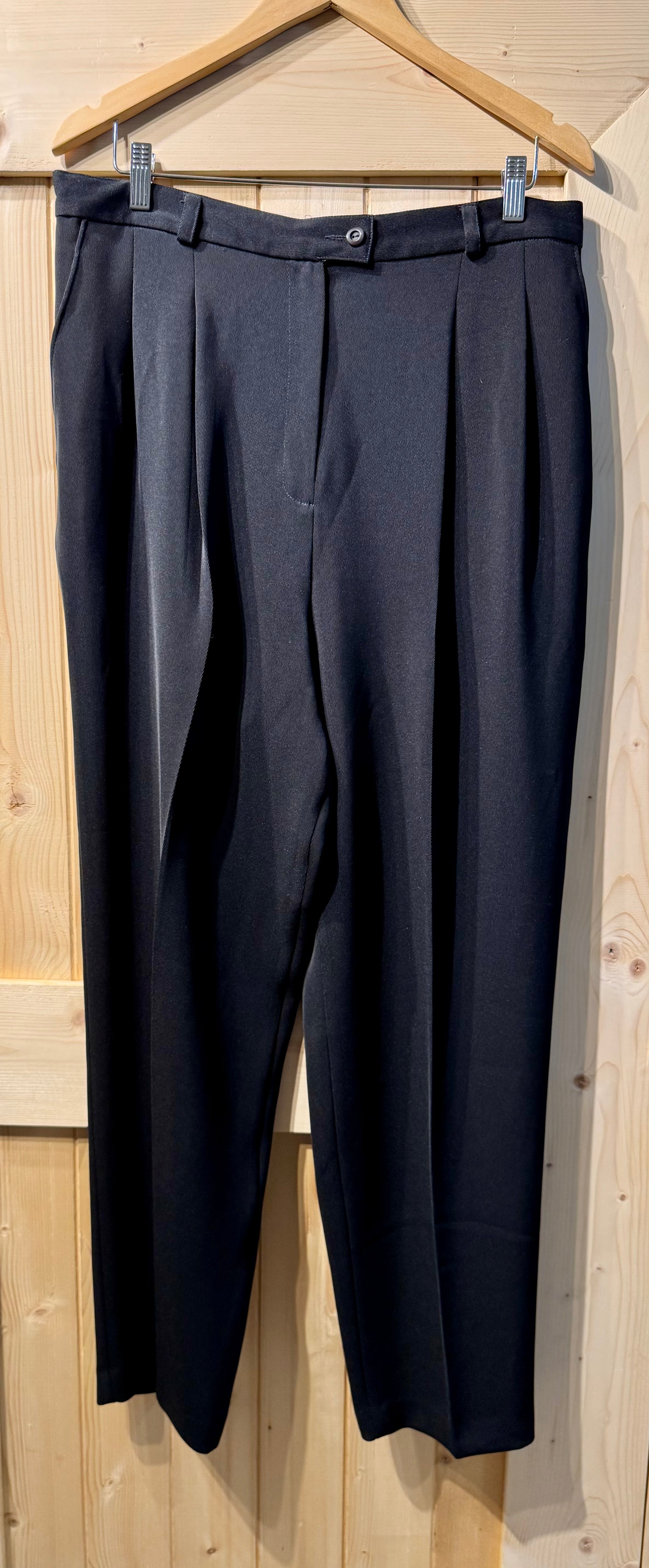 TANJAY BLACK DRESS PANTS- Consigned with VARDO Vintage & Valuables vvvardo.ca (Copy)