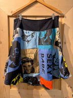 POP CULTURE A-LINE SKIRT - Consigned with VARDO Vintage & Valuables vvvardo.ca