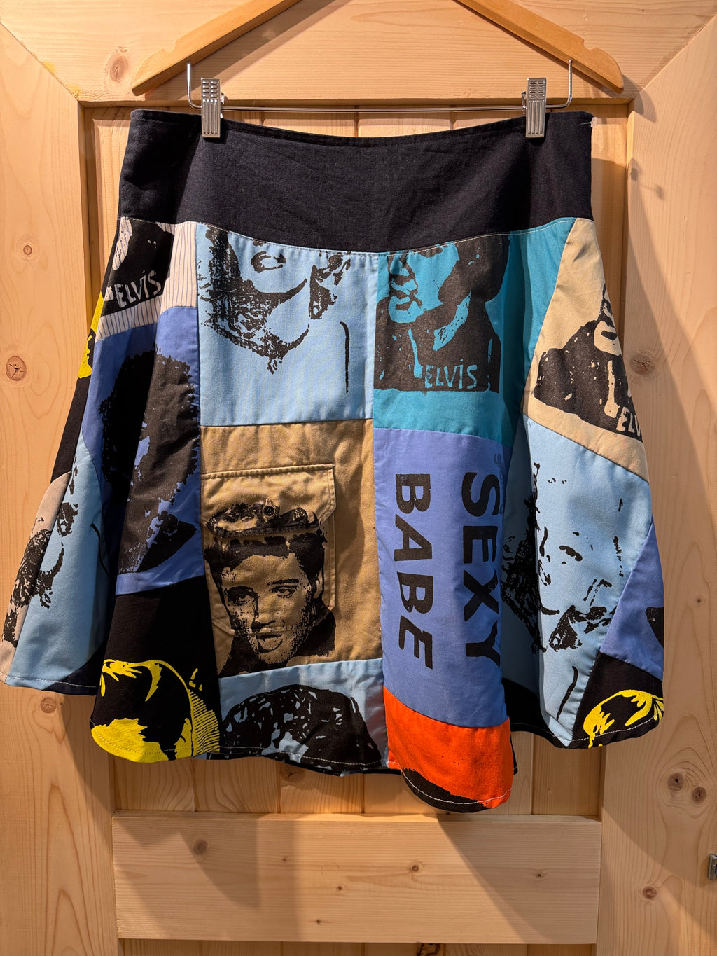 POP CULTURE A-LINE SKIRT - Consigned with VARDO Vintage & Valuables vvvardo.ca