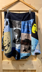 POP CULTURE A-LINE SKIRT - Consigned with VARDO Vintage & Valuables vvvardo.ca