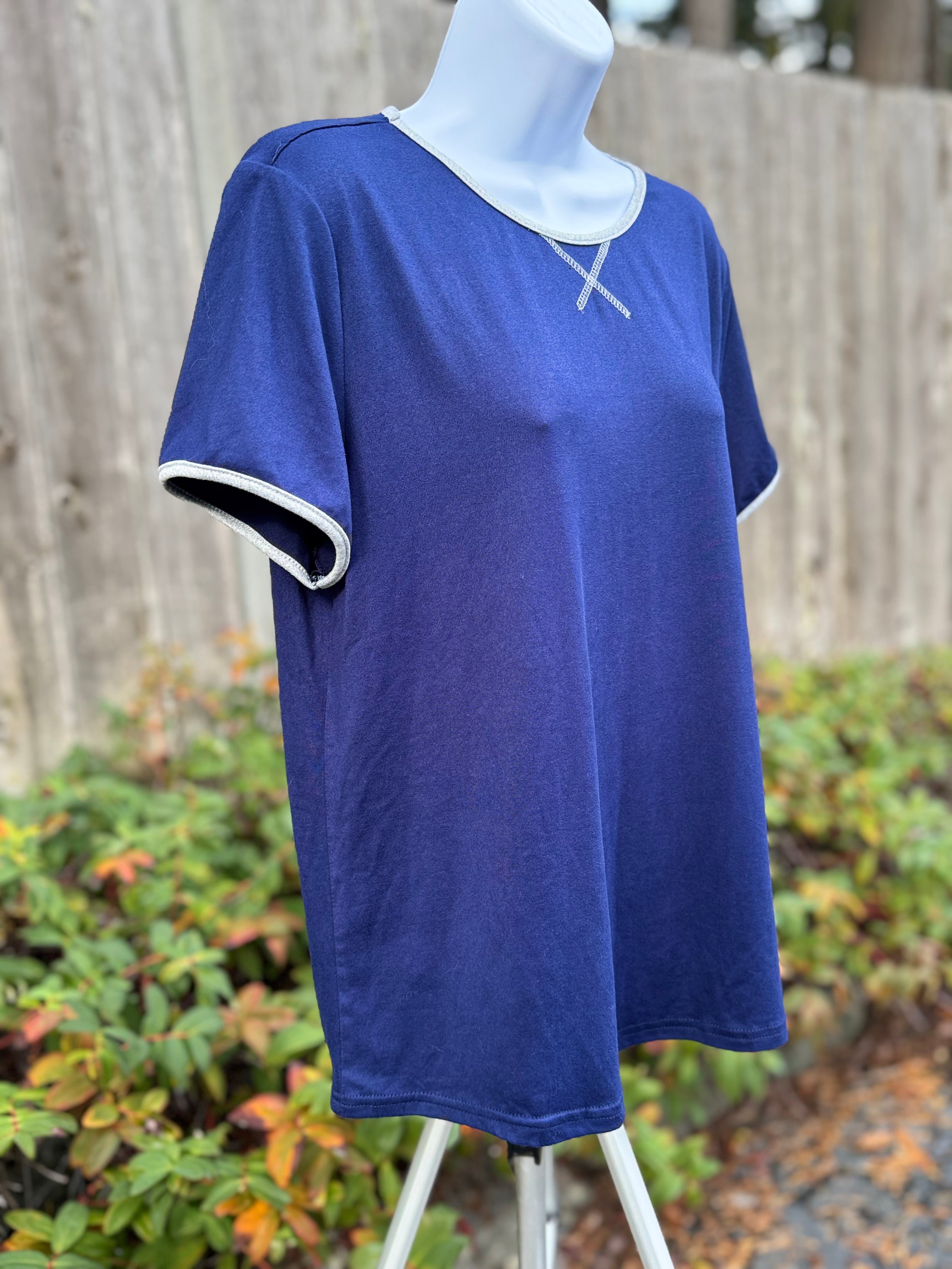 EKOUAER RAYON T-SHIRT- Consigned with VARDO Vintage & Valuables vvvardo.ca