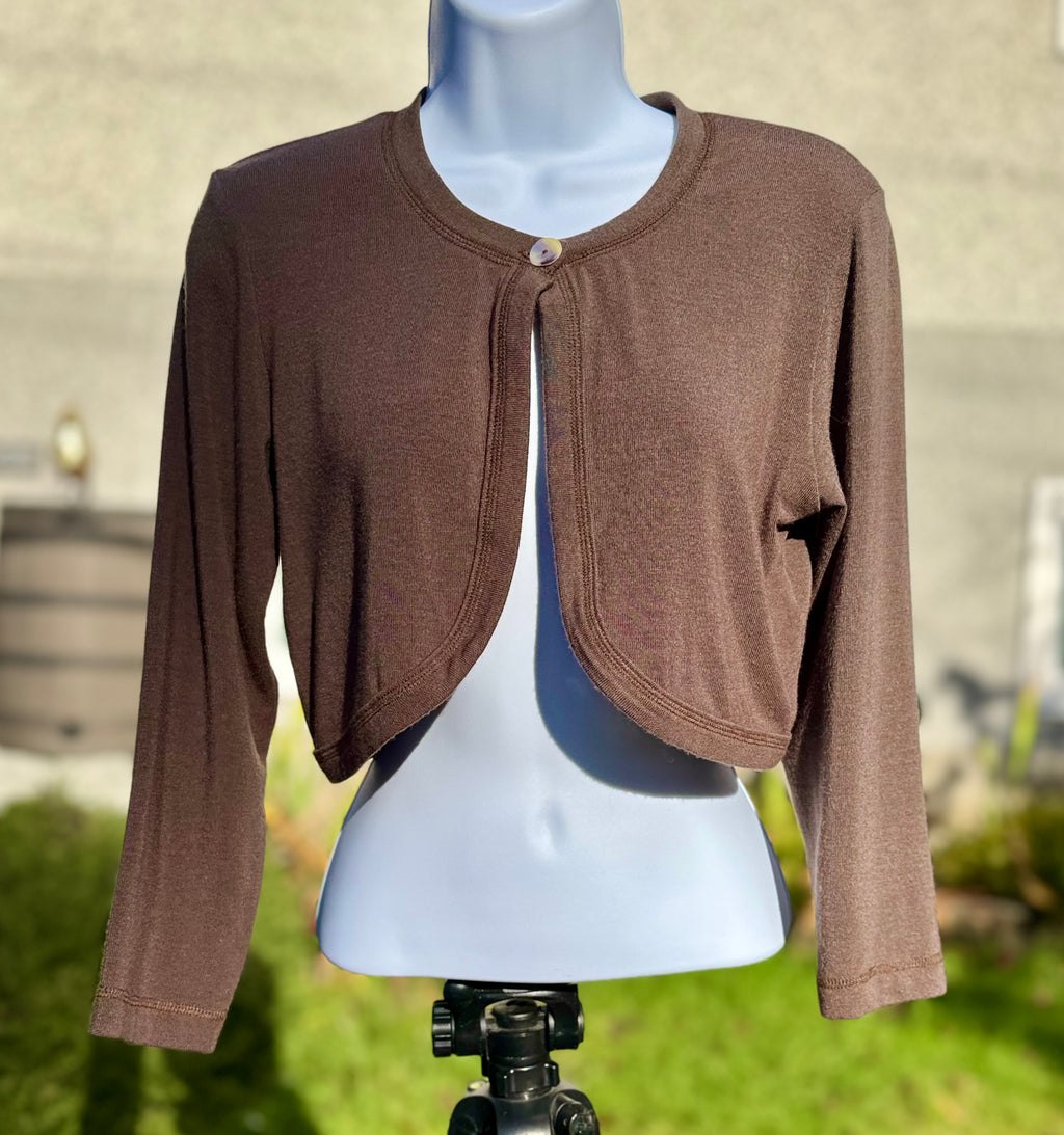 GILMOUR BOLERO CARDIGAN- Consigned with VARDO Vintage & Valuables vvvardo.ca