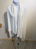 SOFT WAFFEL KNIT SCARF SHAWL - Consigned with VARDO Vintage & Valuables vvvardo.ca