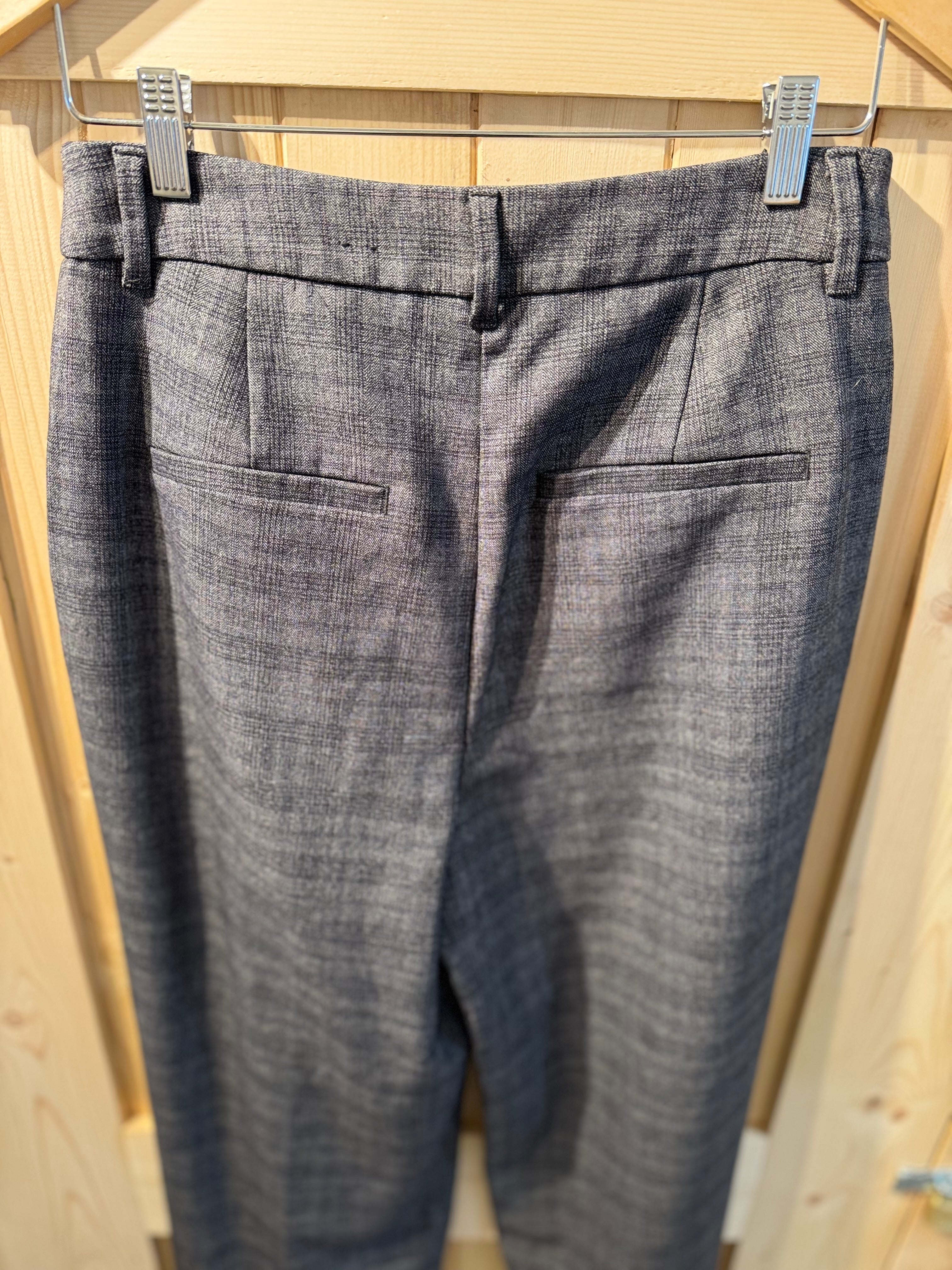 REITMANS WIDE-LEG HIGH-RISE PLAID PANTS - Consigned with VARDO Vintage & Valuables vvvardo.ca