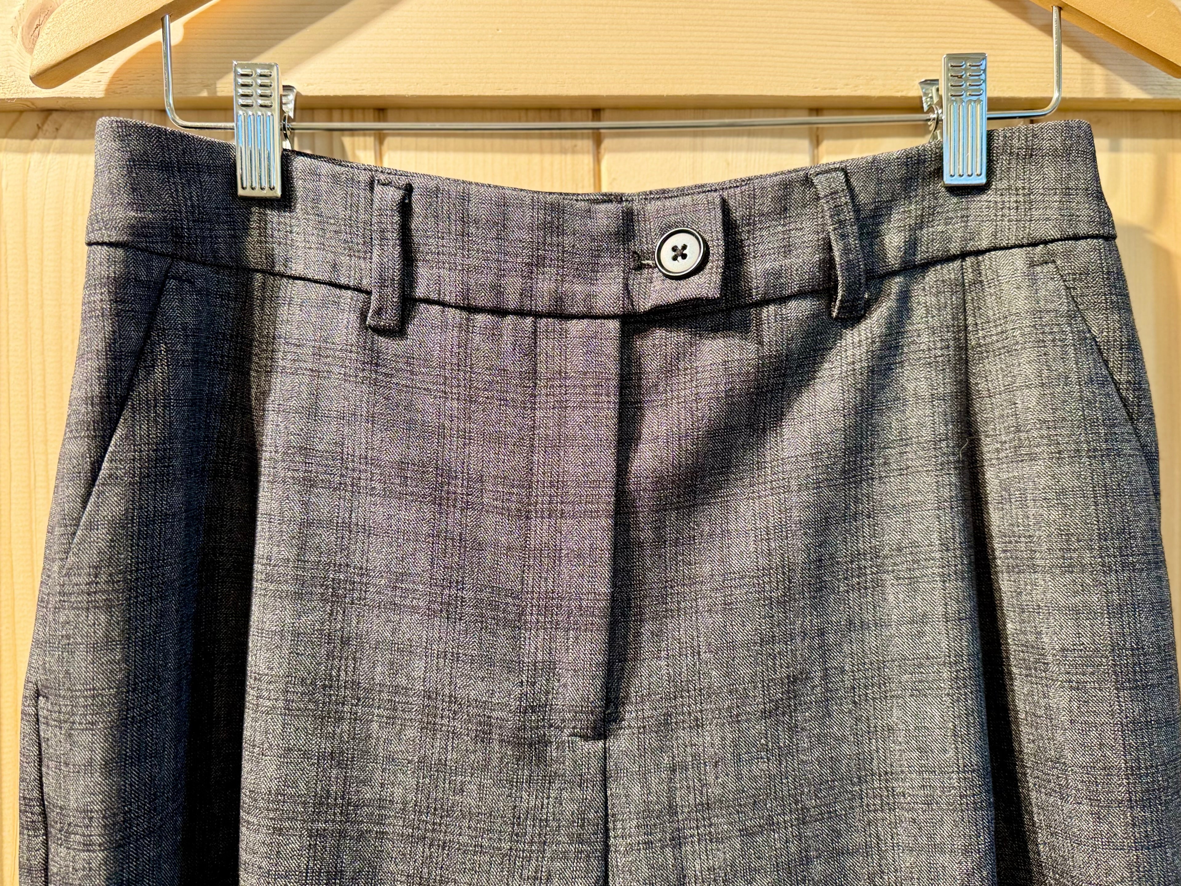 REITMANS WIDE-LEG HIGH-RISE PLAID PANTS - Consigned with VARDO Vintage & Valuables vvvardo.ca