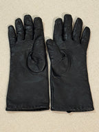 LEATHER & CASHMERE GLOVES - Consigned with VARDO Vintage & Valuables vvvardo.ca