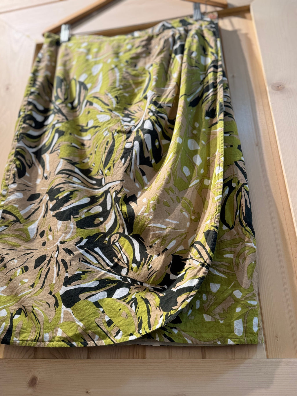 LONG TALL SALLY COTTON WRAP SKIRT- Consigned with VARDO Vintage & Valuables vvvardo.ca