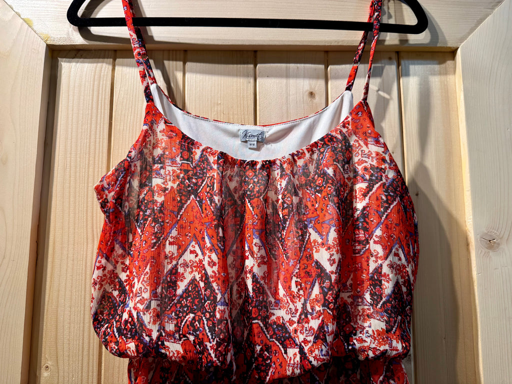 SPAGHETTI STRAP KISMET DRESS- Consigned with VARDO Vintage & Valuables vvvardo.ca