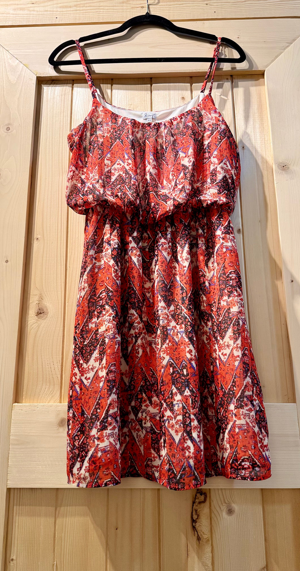 SPAGHETTI STRAP KISMET DRESS- Consigned with VARDO Vintage & Valuables vvvardo.ca