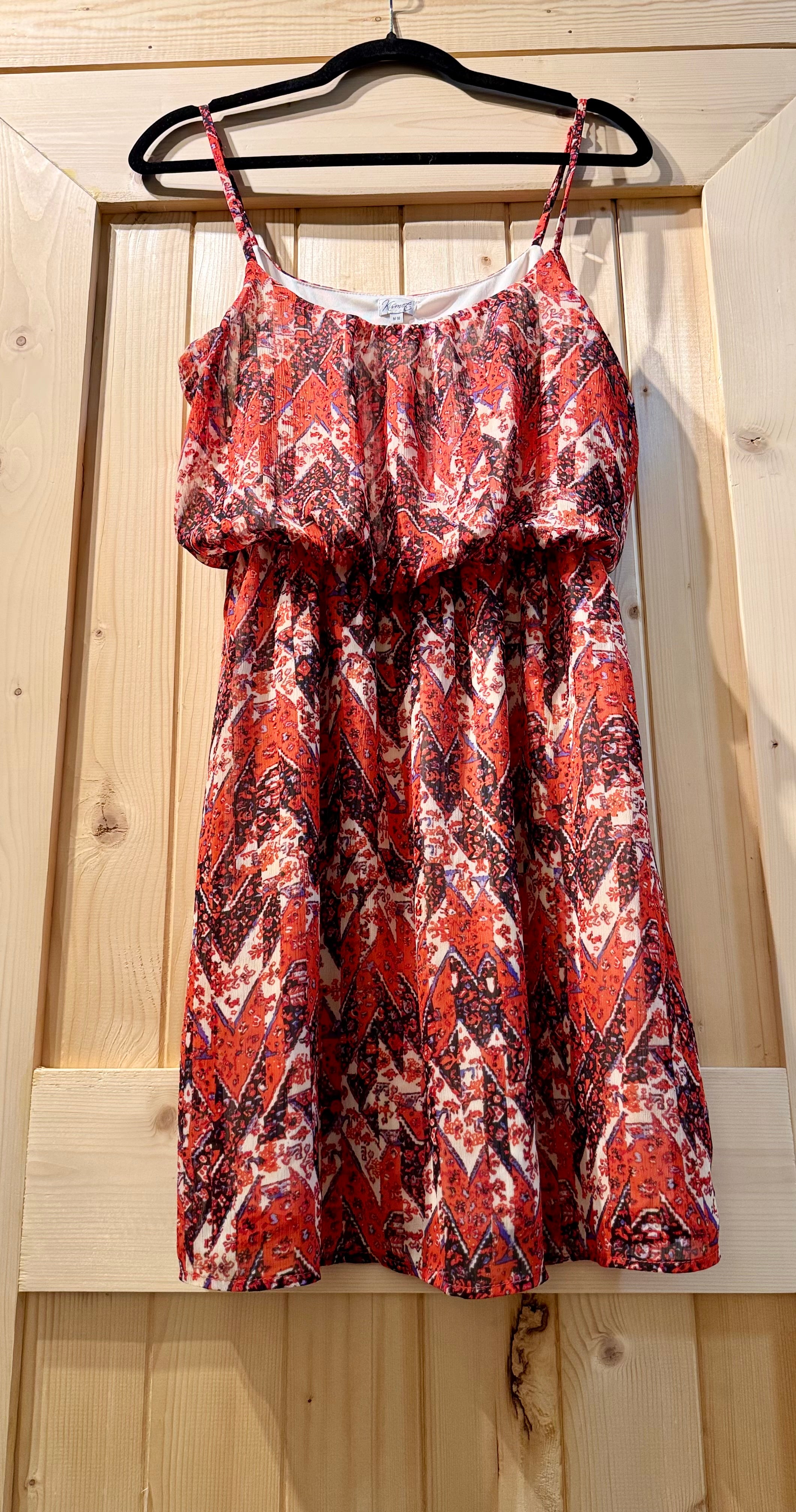 SPAGHETTI STRAP KISMET DRESS- Consigned with VARDO Vintage & Valuables vvvardo.ca