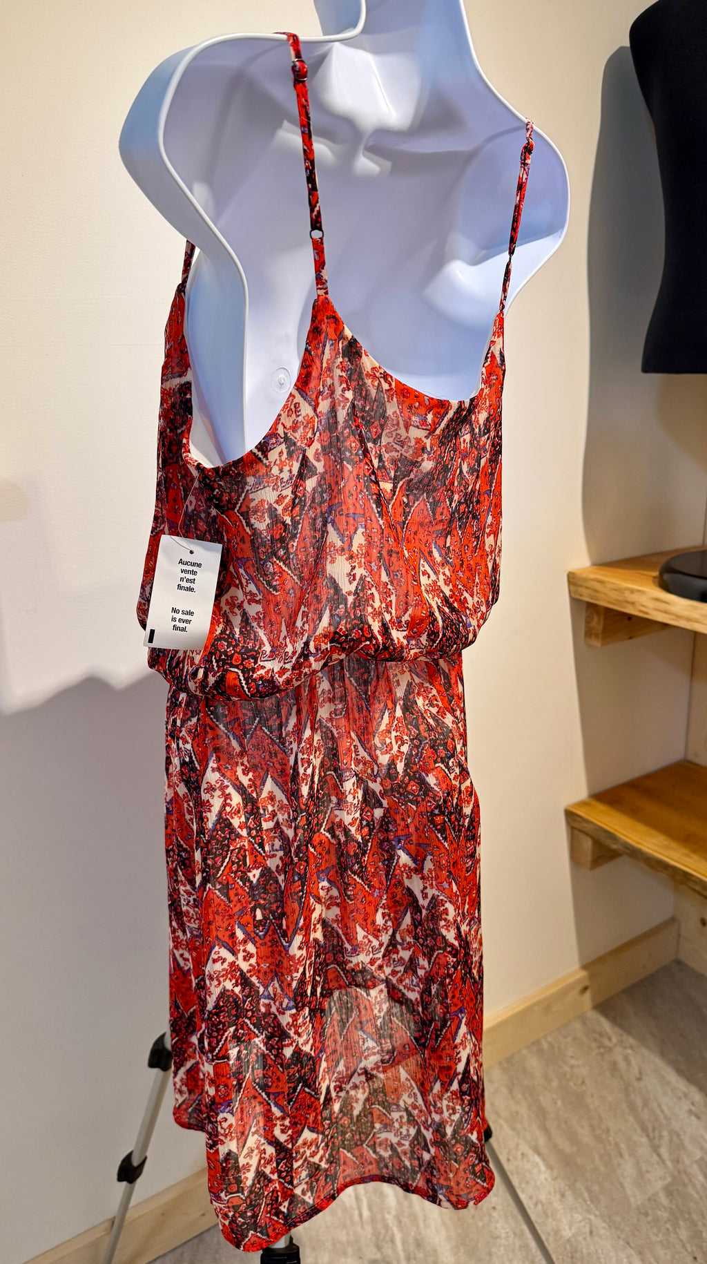 SPAGHETTI STRAP KISMET DRESS- Consigned with VARDO Vintage & Valuables vvvardo.ca