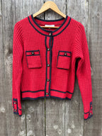 CLEO CARDIGAN SWEATER- Consigned with VARDO Vintage & Valuables vvvardo.ca