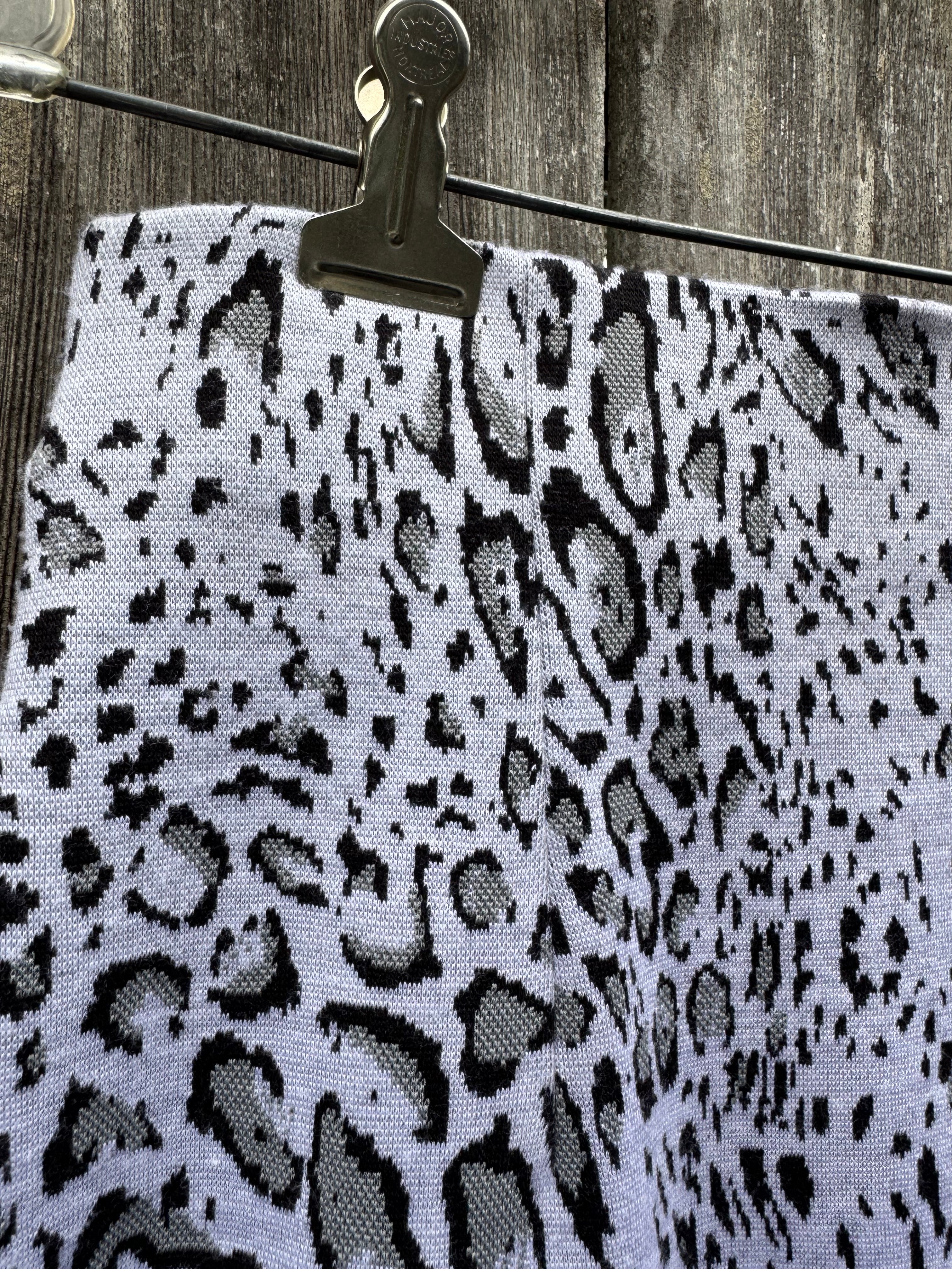 STUDIO POINT ANIMAL PRINT skirt- Consigned with VARDO Vintage & Valuables vvvardo.ca