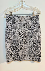 STUDIO POINT ANIMAL PRINT skirt- Consigned with VARDO Vintage & Valuables vvvardo.ca