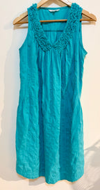 SANDWICH COTTON DRESS- Consigned with VARDO Vintage & Valuables vvvardo.ca