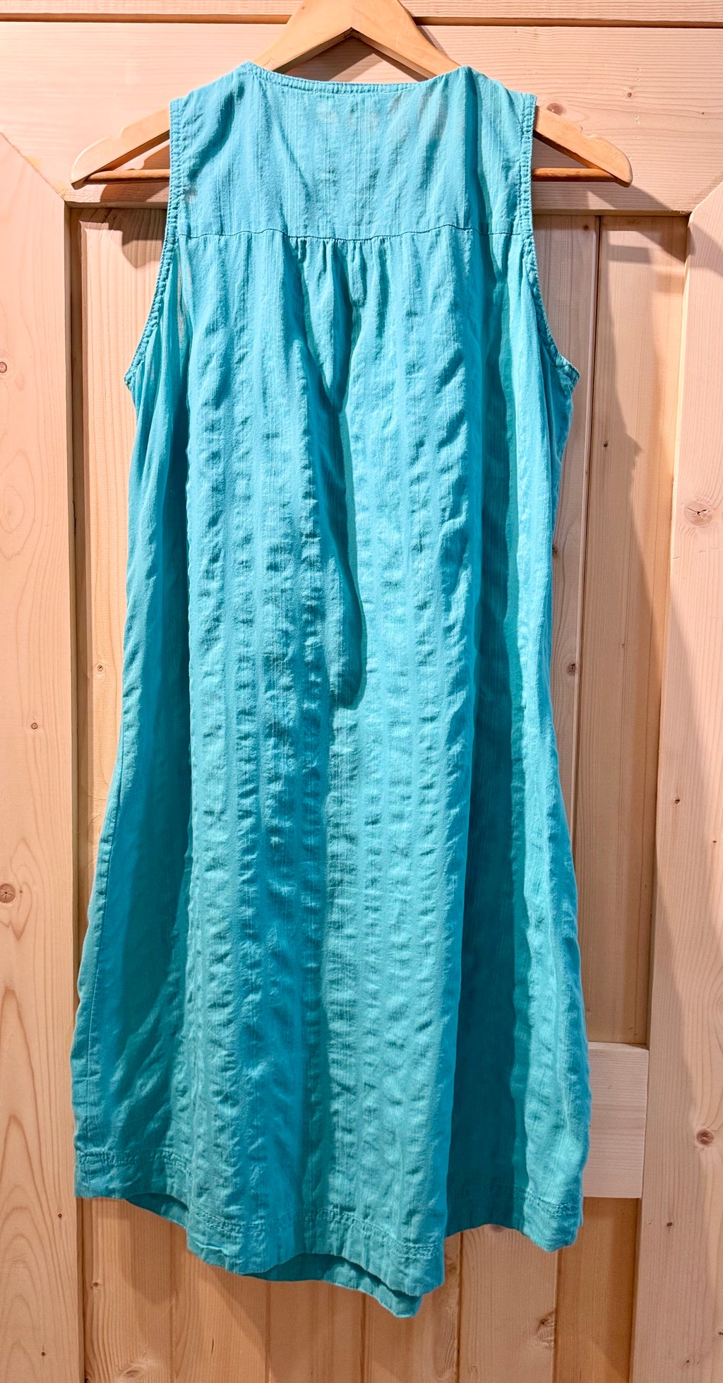 SANDWICH COTTON DRESS- Consigned with VARDO Vintage & Valuables vvvardo.ca