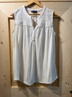 LILY MORGAN SLEEVELESS TOP- Consigned with VARDO Vintage & Valuables vvvardo.ca
