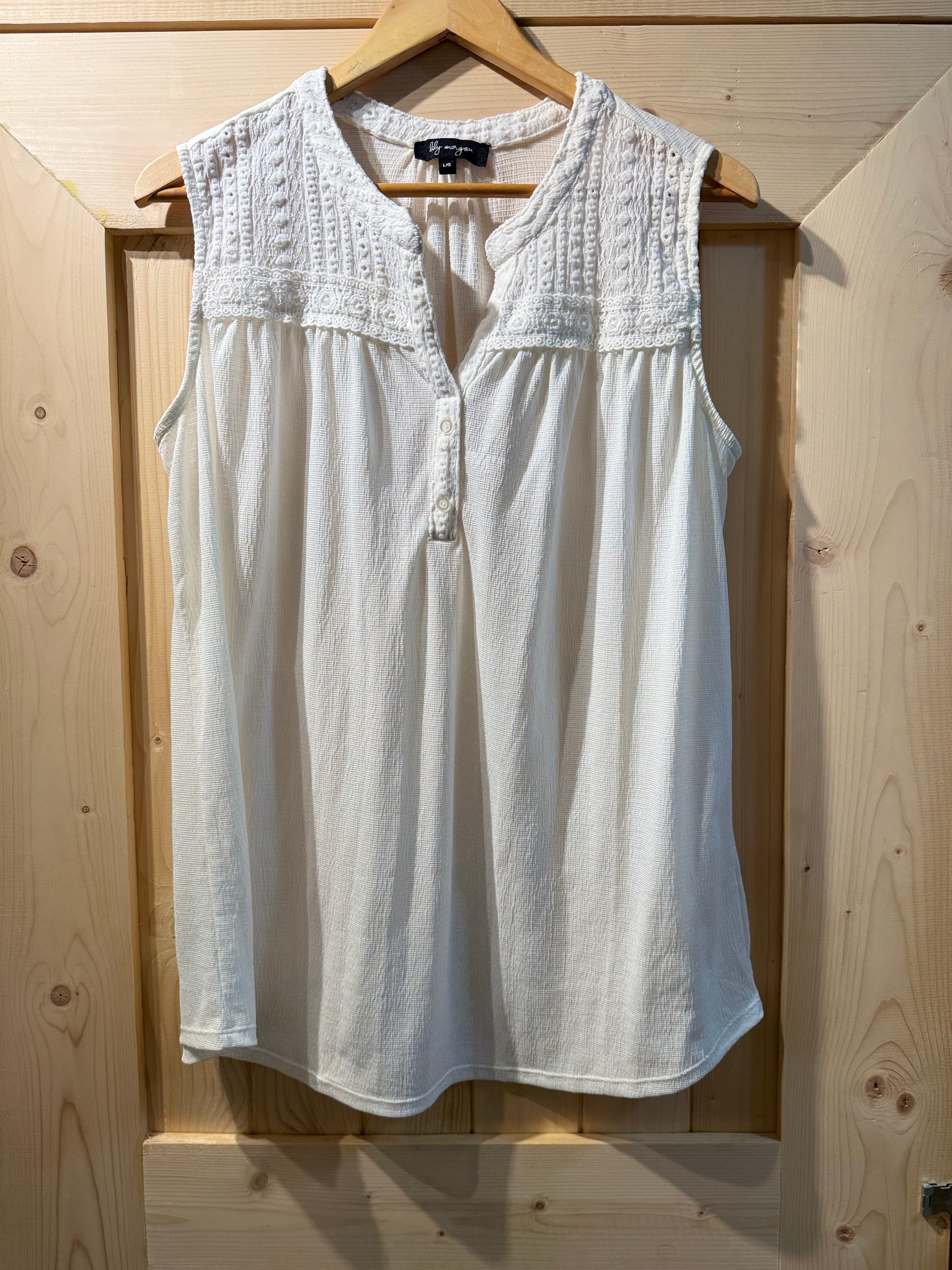 LILY MORGAN SLEEVELESS TOP- Consigned with VARDO Vintage & Valuables vvvardo.ca