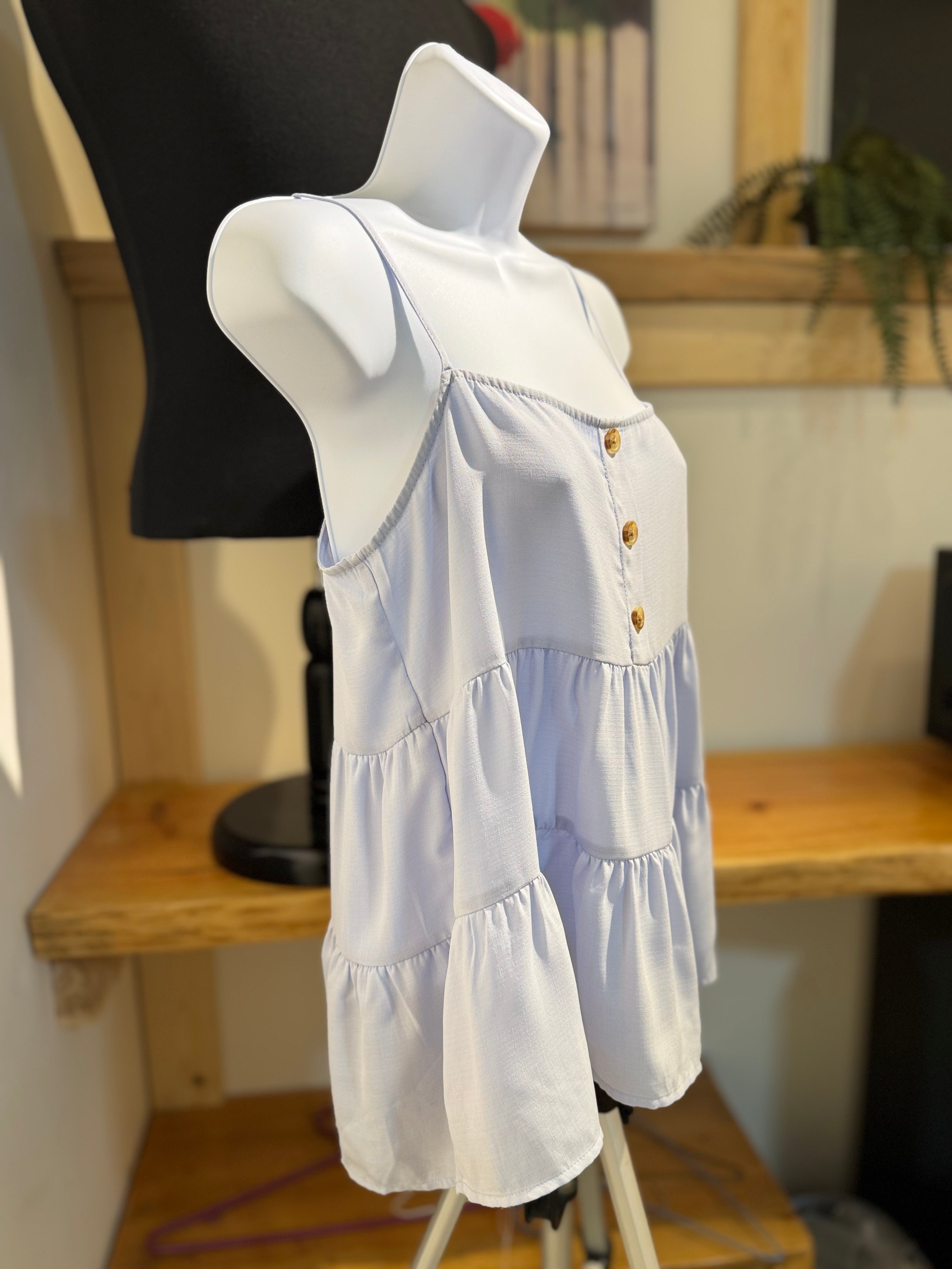 PAPER CRANE SPAGHETTI STRAP TOP- Consigned with VARDO Vintage & Valuables vvvardo.ca