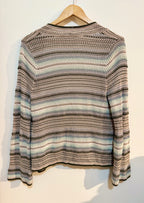 89th + MADISON UNIQUE KNIT OPEN CARDIGAN- Consigned with VARDO Vintage & Valuables vvvardo.ca
