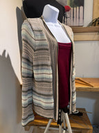 89th + MADISON UNIQUE KNIT OPEN CARDIGAN- Consigned with VARDO Vintage & Valuables vvvardo.ca