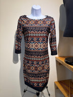 ATMOSPHERE 3/4 SLEEVE DRESS- Consigned with VARDO Vintage & Valuables vvvardo.ca