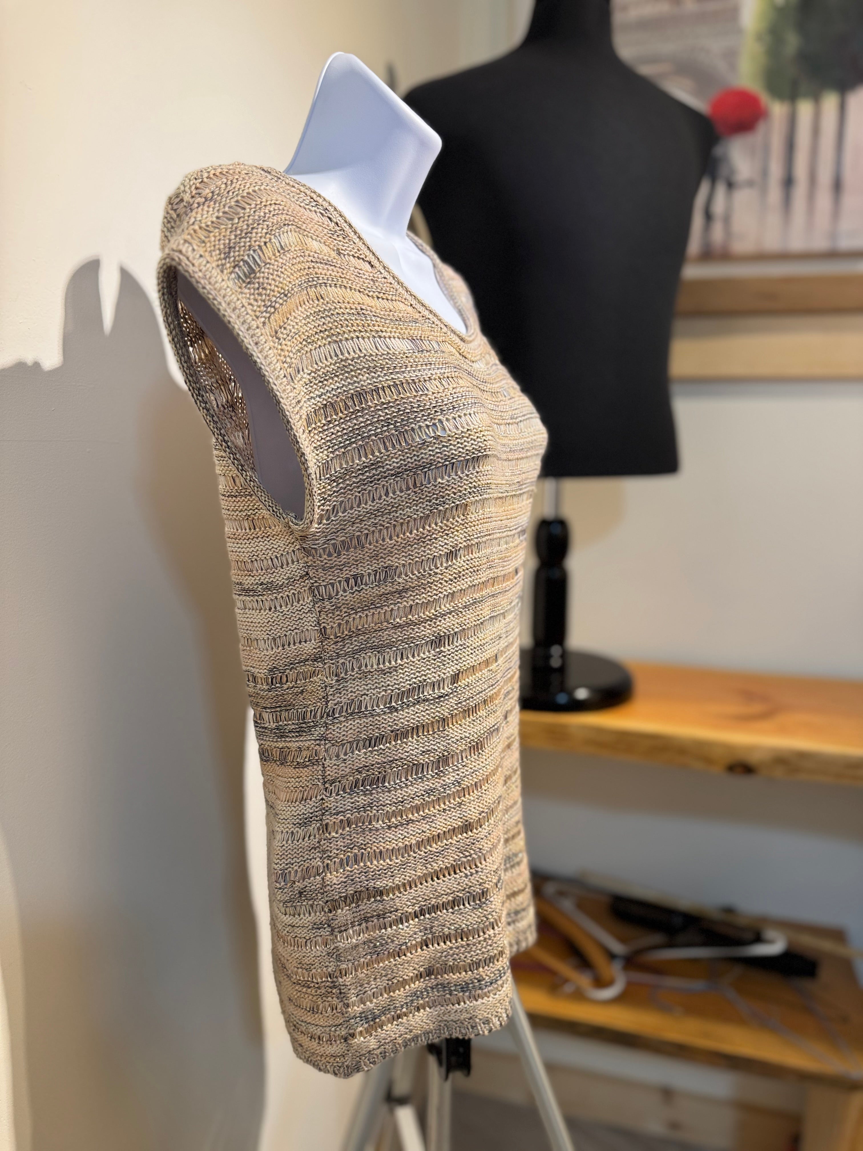 KISMET DROP SLEEVE LOOSE KNIT SWEATER- Consigned with VARDO Vintage & Valuables vvvardo.ca