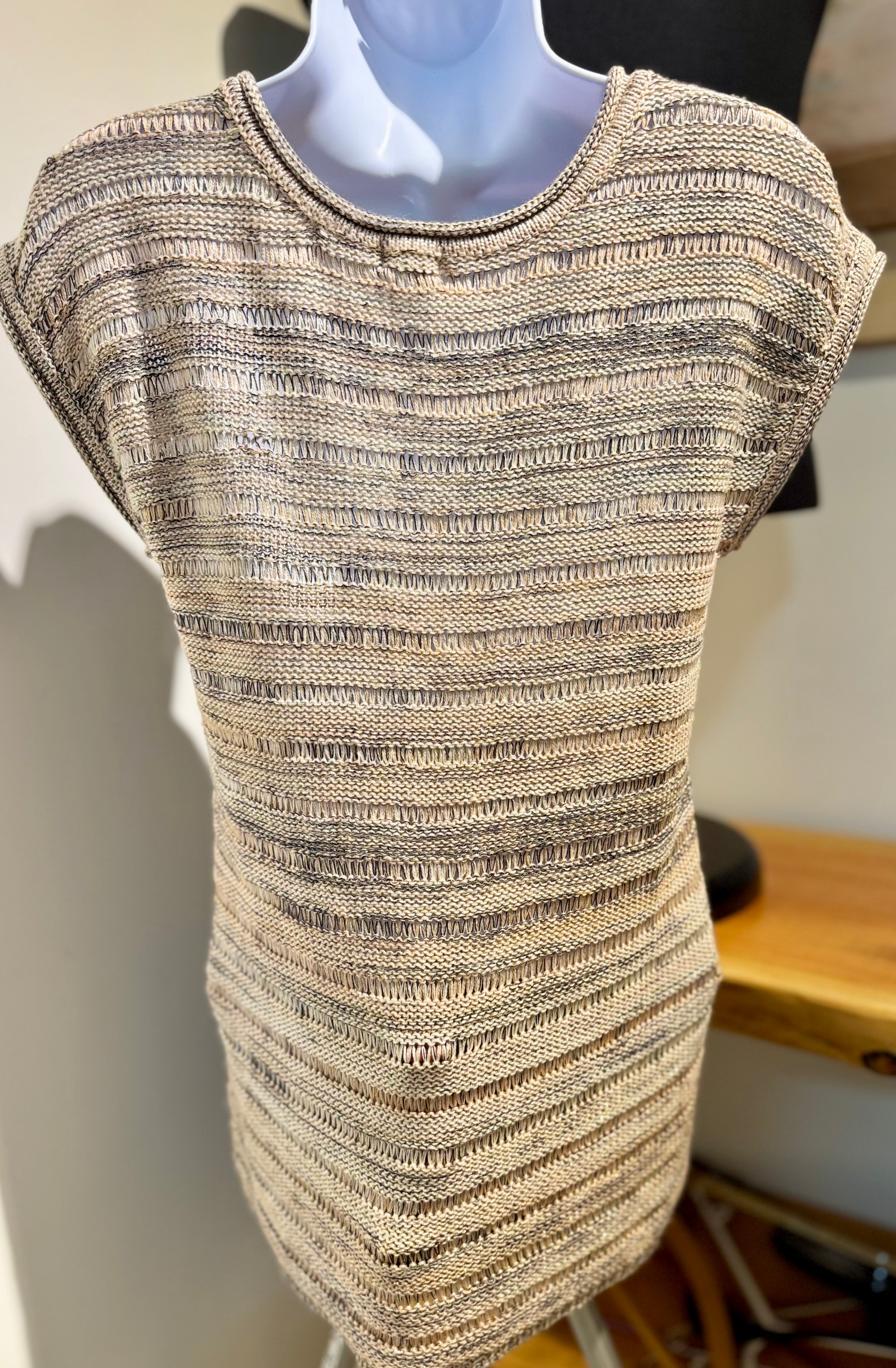 KISMET DROP SLEEVE LOOSE KNIT SWEATER- Consigned with VARDO Vintage & Valuables vvvardo.ca