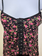 UK2LA Rayon spaghetti strap top- Consigned with VARDO Vintage & Valuables vvvardo.ca