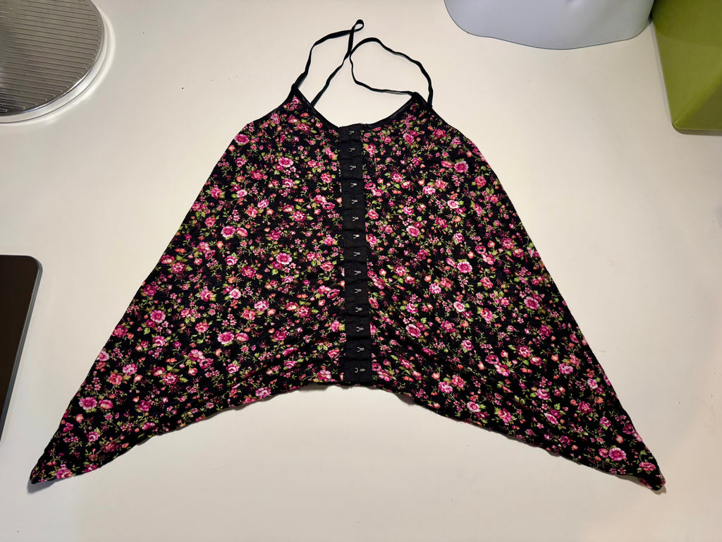 UK2LA Rayon spaghetti strap top- Consigned with VARDO Vintage & Valuables vvvardo.ca