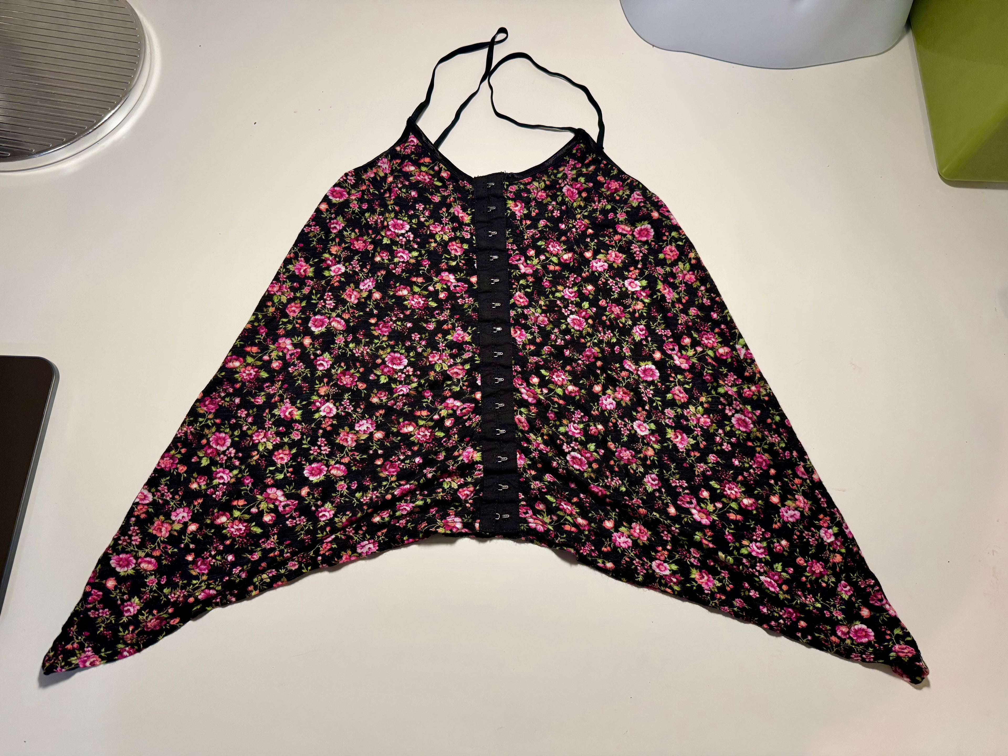 UK2LA Rayon spaghetti strap top- Consigned with VARDO Vintage & Valuables vvvardo.ca