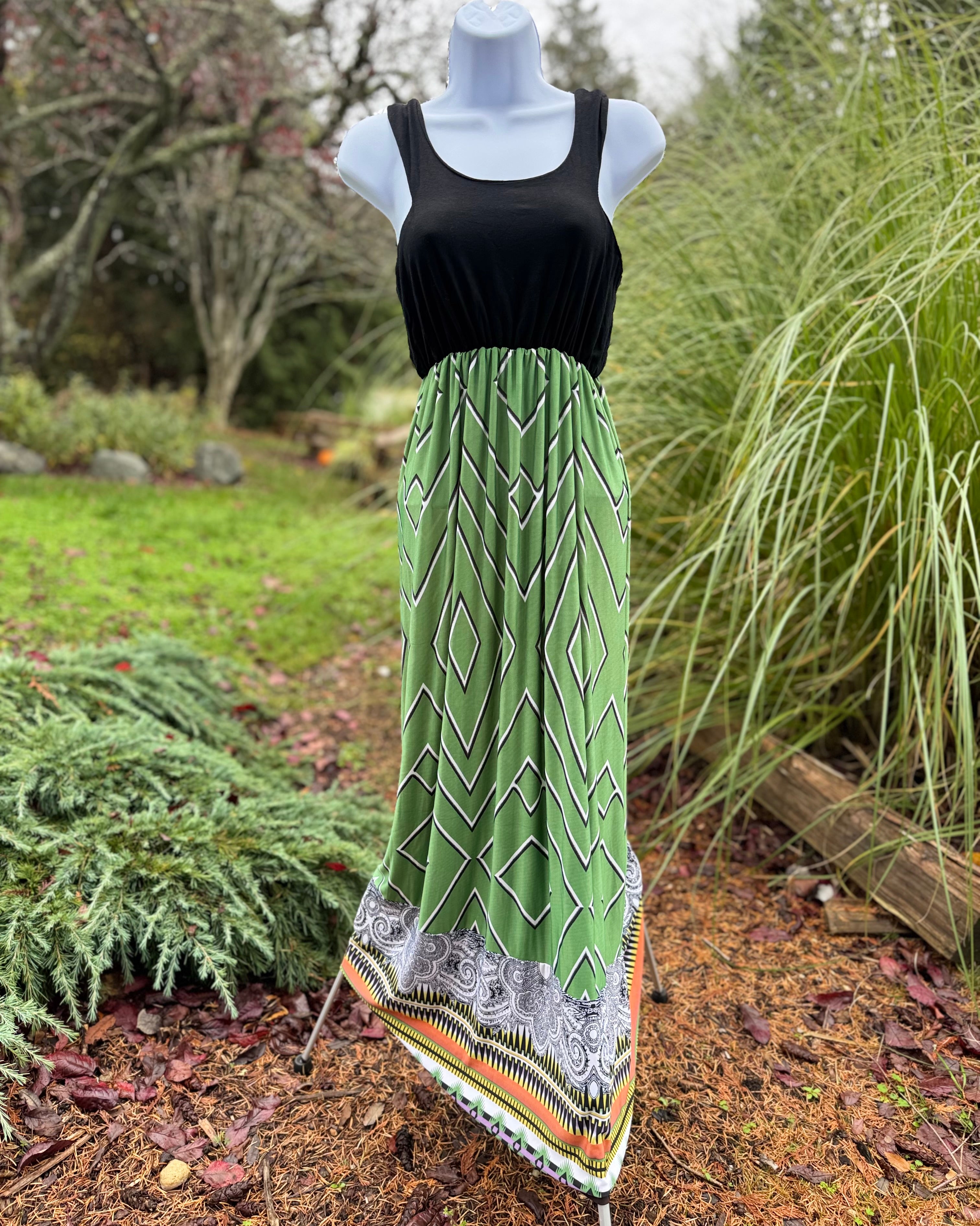 CHAI MAXI DRESS- Consigned with VARDO Vintage & Valuables vvvardo.ca