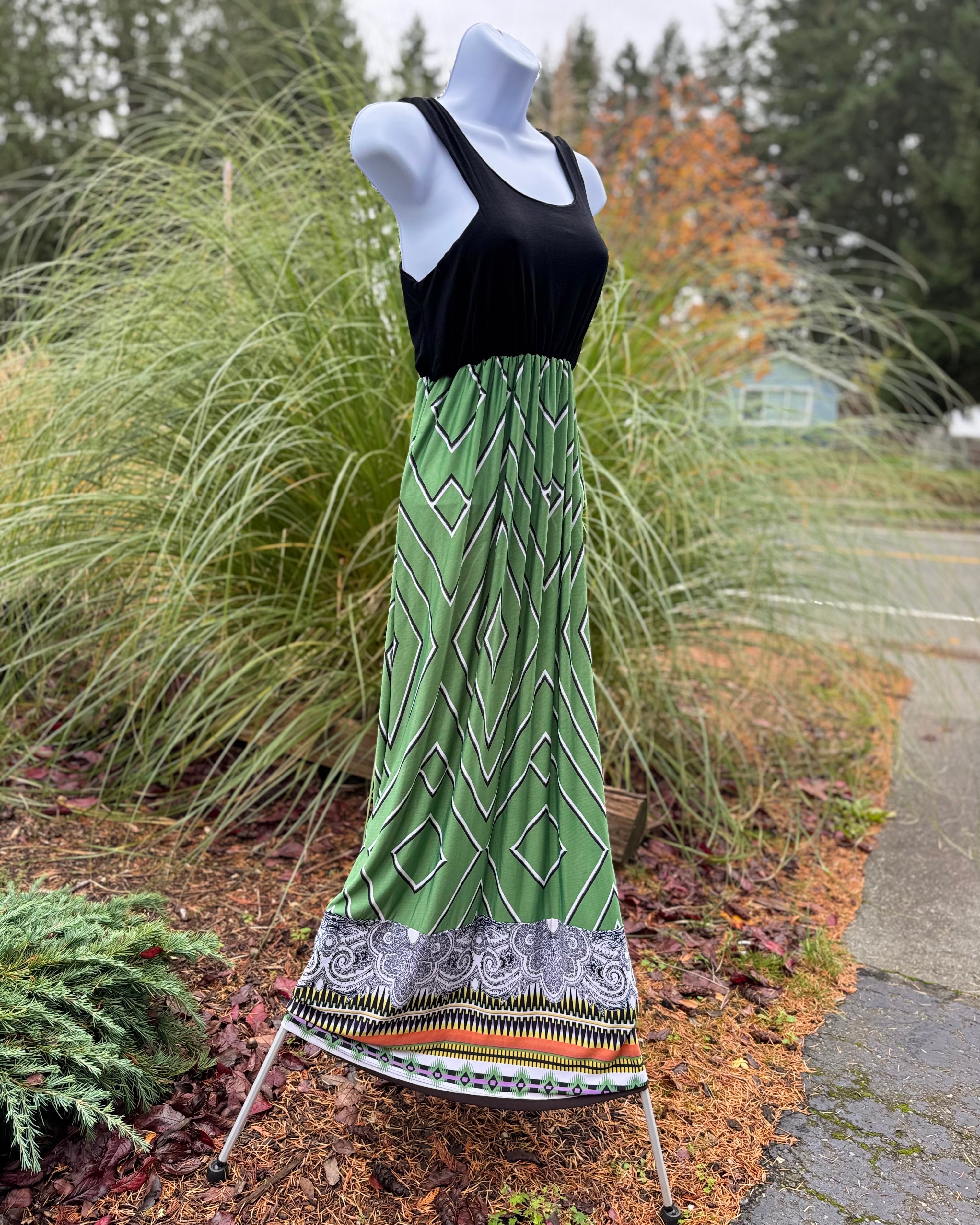 CHAI MAXI DRESS- Consigned with VARDO Vintage & Valuables vvvardo.ca