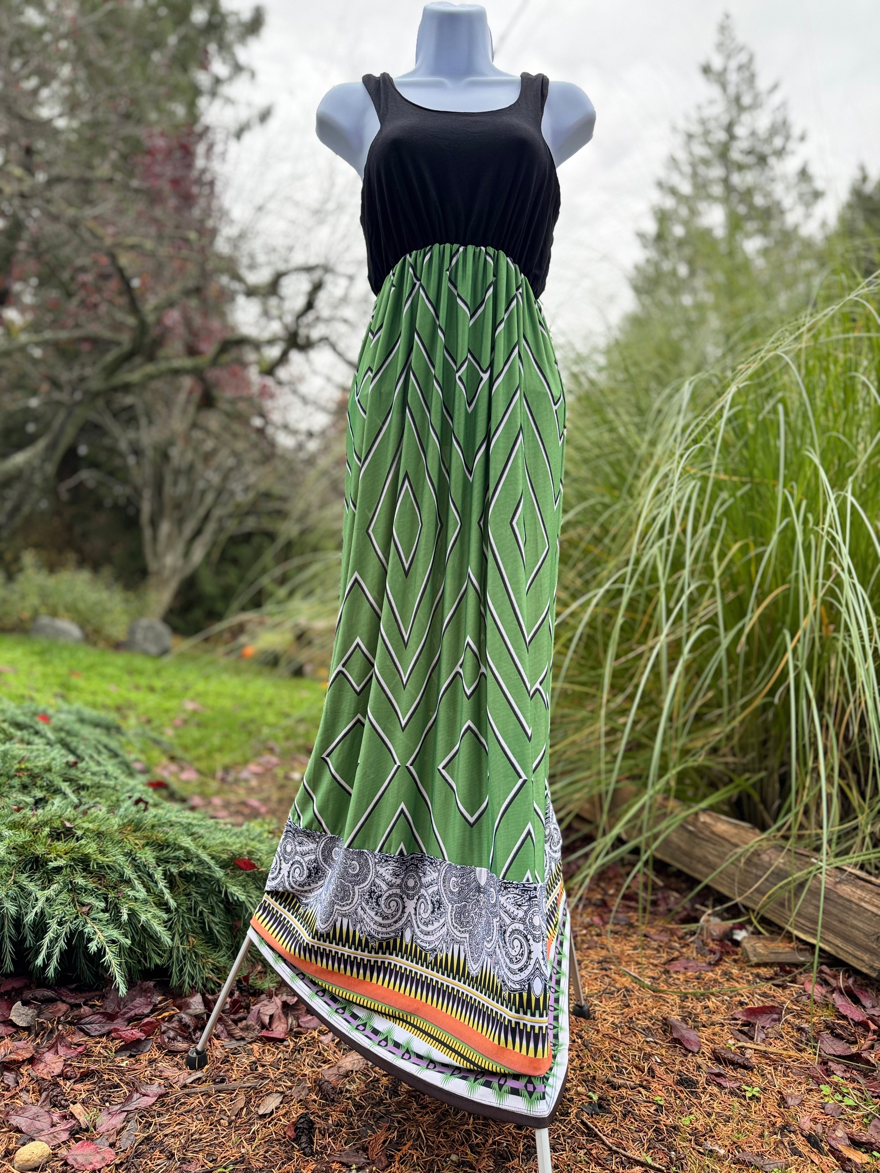 CHAI MAXI DRESS- Consigned with VARDO Vintage & Valuables vvvardo.ca