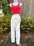 SWS CALI ultra high rise skinny white jeans - Consigned with VARDO Vintage & Valuables vvvardo.ca